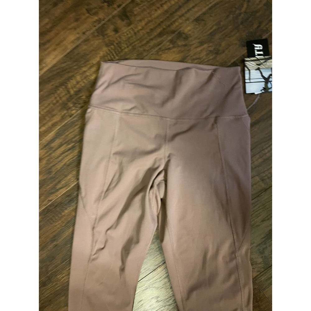 Velocity Active High Rise Squat Proof Ankle Length Performance Leggings -Large - Picture 2 of 6